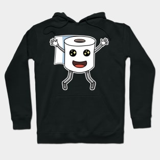 Kawaii Face Toilet Paper Roll Hoodie